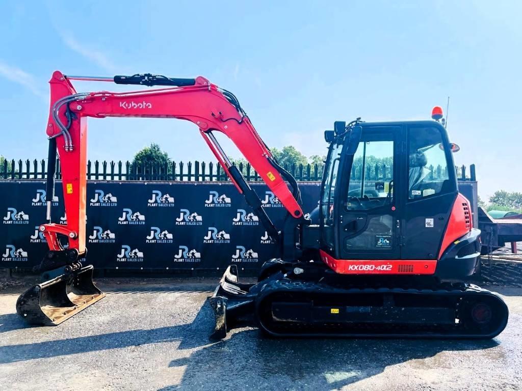 Kubota KX 080-4 Mini excavators  7t - 12t