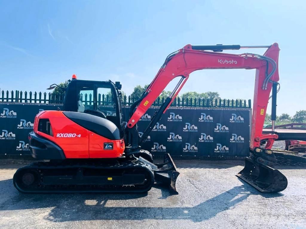 Kubota KX 080-4 Mini excavators  7t - 12t