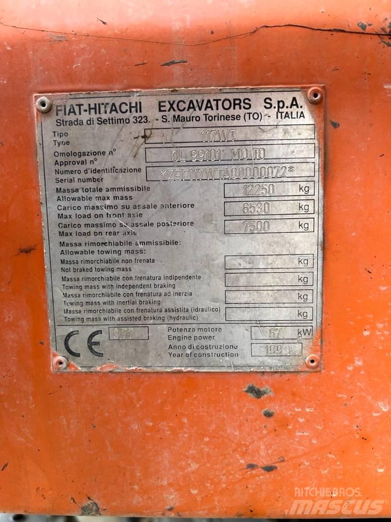 Fiat-Hitachi fh 120 Wheeled Excavators