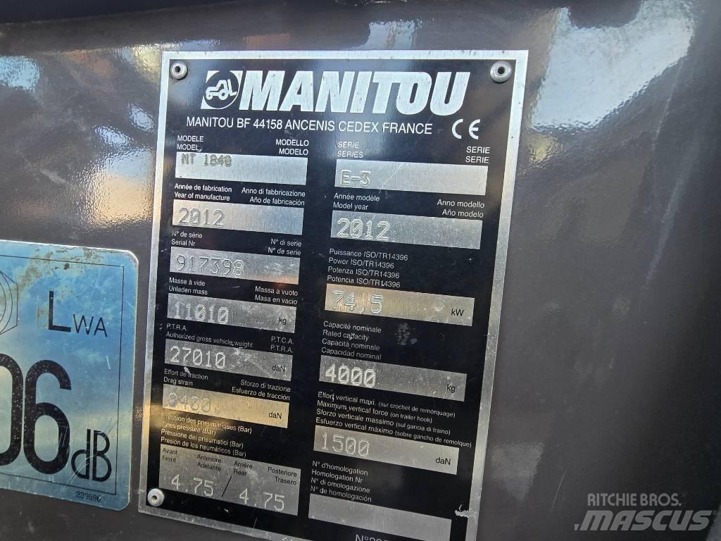Manitou 1840 Telescopic Handlers