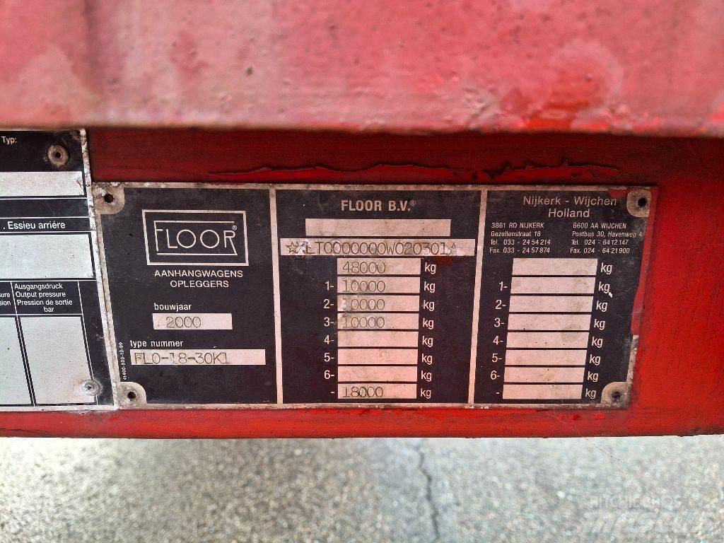 Floor FLO-18-30K1 Flatbed Trailers