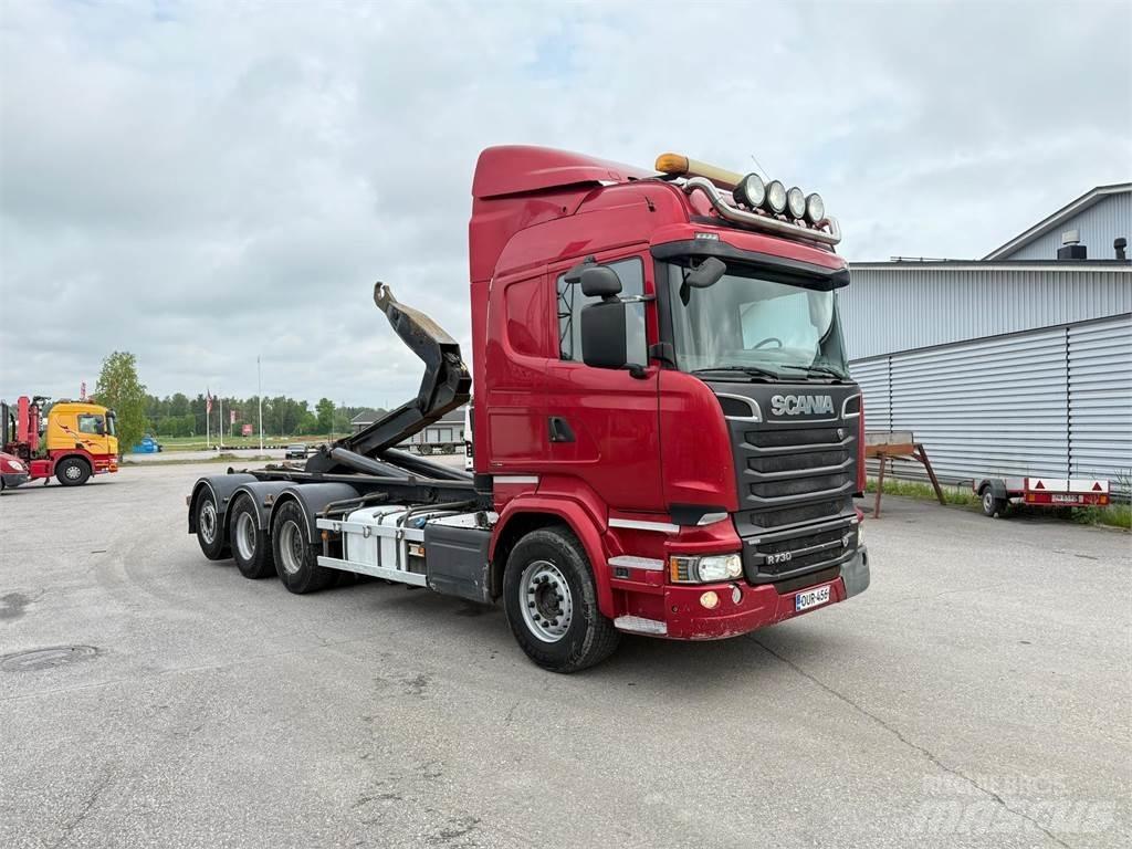 Scania R730 8x4 Hook lift trucks