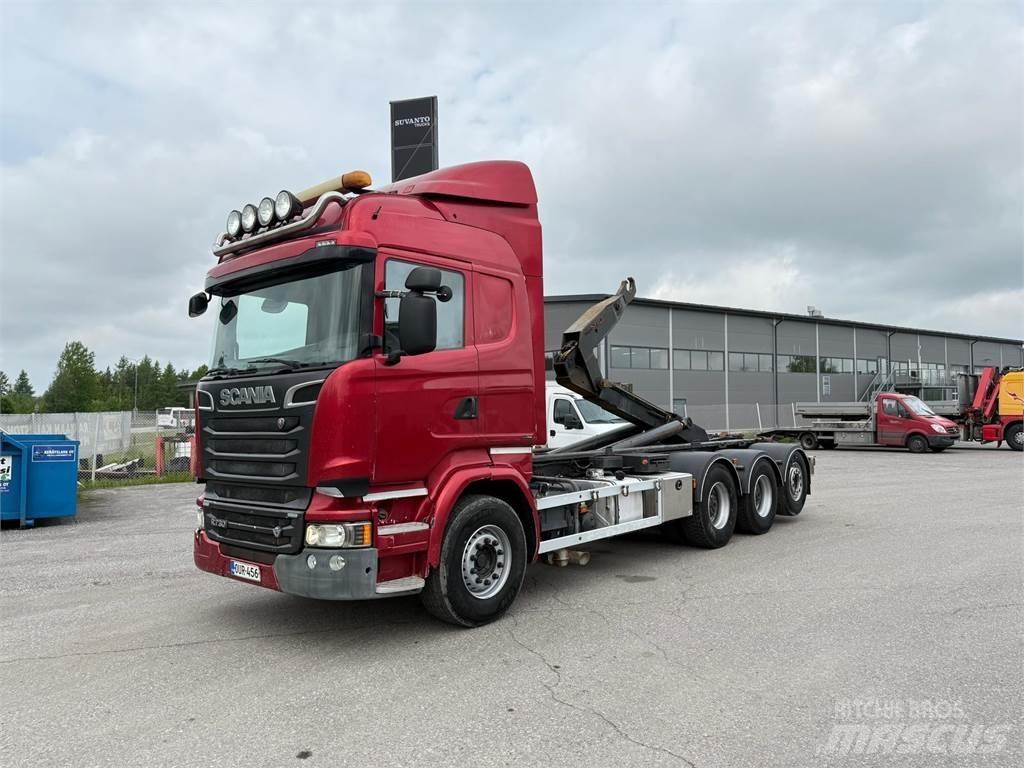 Scania R730 8x4 Hook lift trucks