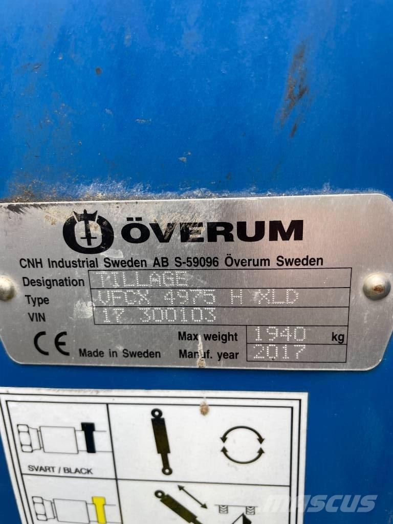 Överum VFCX4975 Reversible ploughs