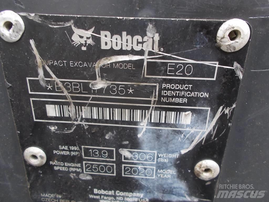 Bobcat E20 Mini Excavators <7t (Mini Diggers)