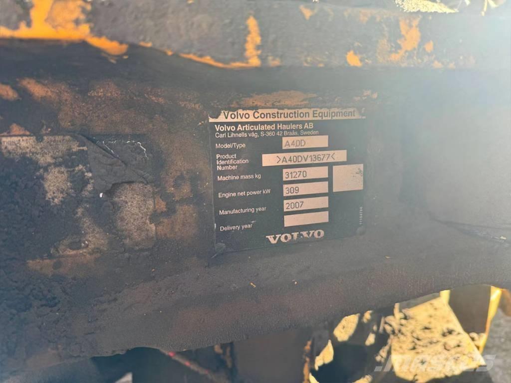 Volvo A 40 D Articulated Dump Trucks (ADTs)