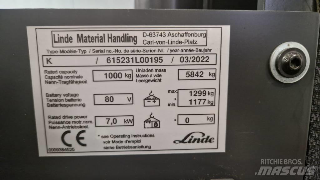 Linde K Electric Forklifts