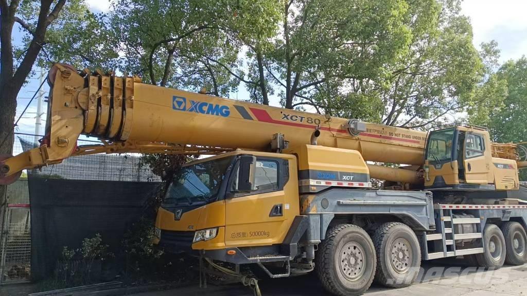 XCMG XCT80 Mobile and all terrain cranes