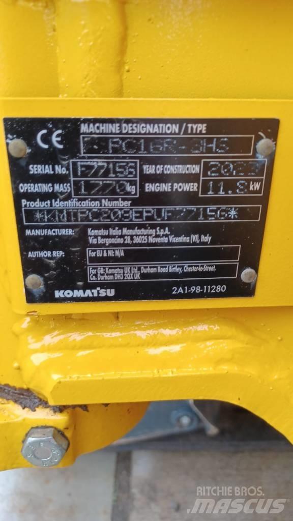 Komatsu PC16R-3HS Mini Excavators <7t (Mini Diggers)