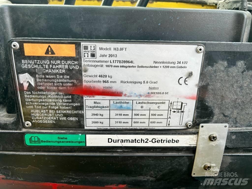 Hyster H 3.00 FT Diesel Forklifts