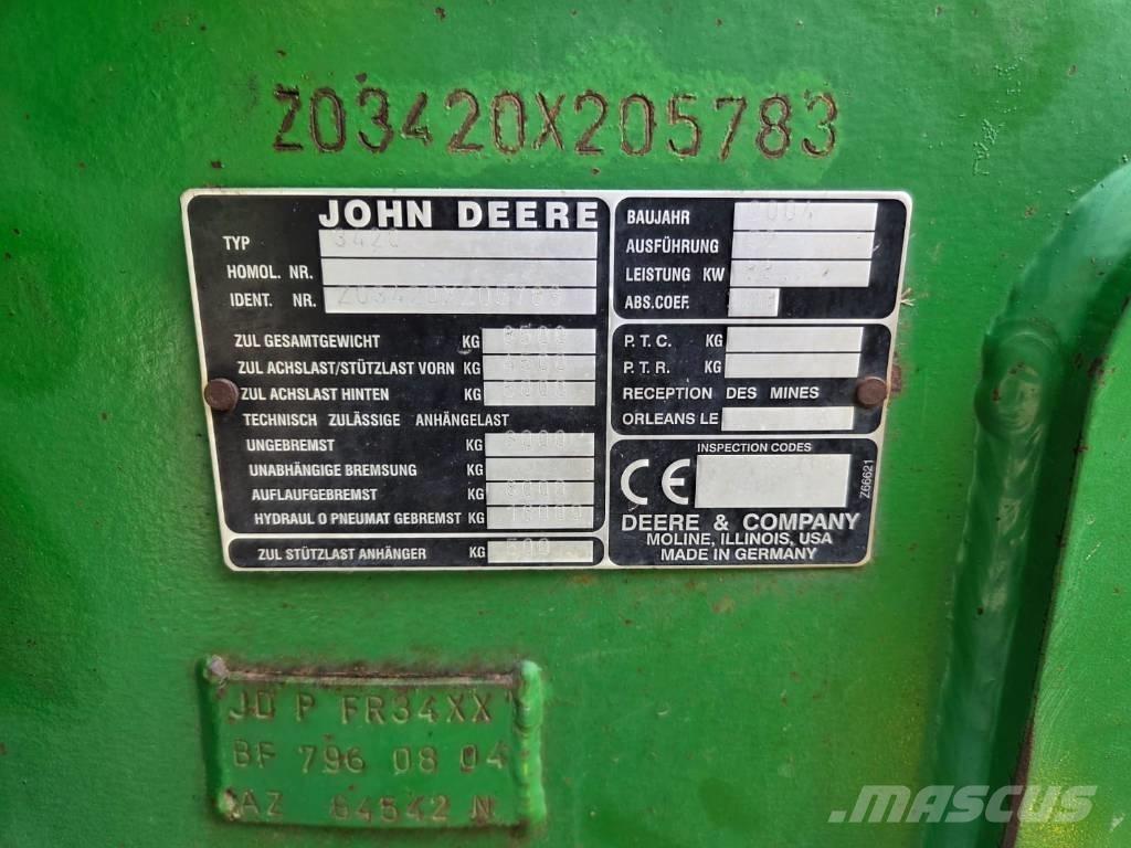 John Deere 3420 Telehandlers for Agriculture