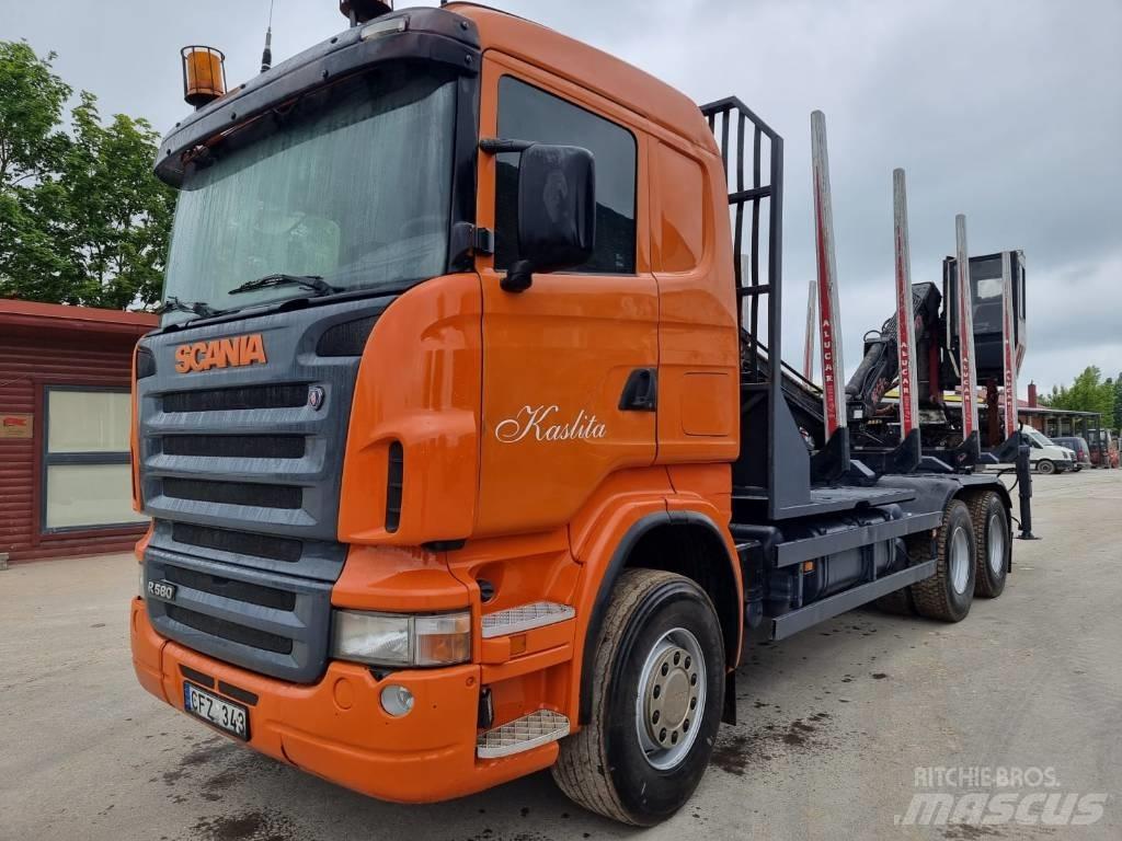 Scania R 580 Log trucks