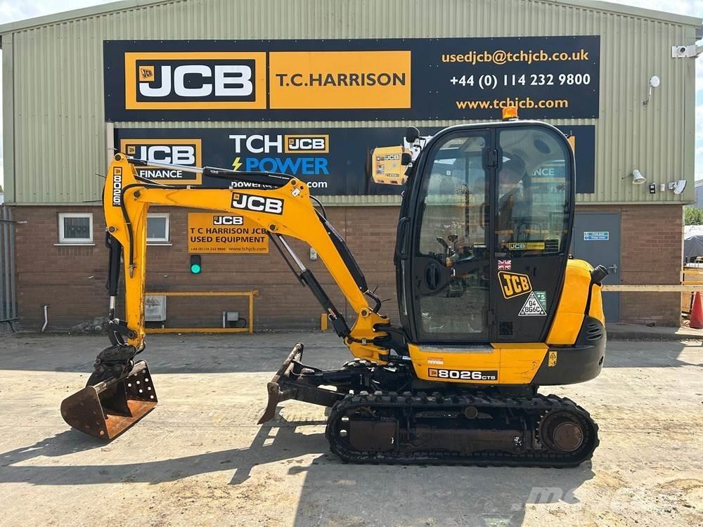 JCB 8026 Mini Excavators <7t (Mini Diggers)