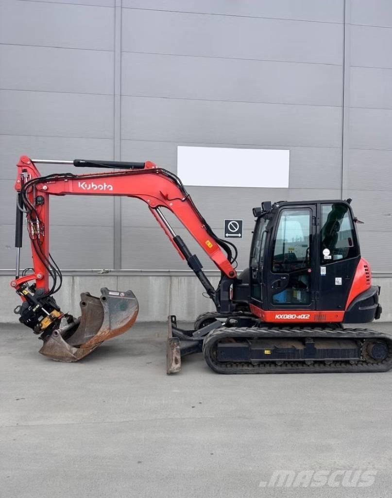 Kubota KX 080-4 Mini excavators  7t - 12t