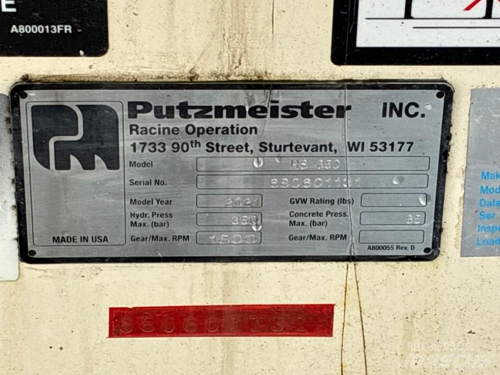 Putzmeister Pedestal Concrete Pumps