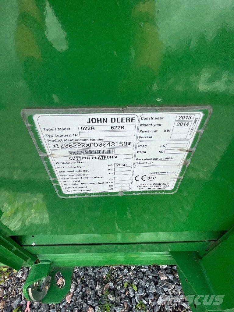 John Deere 622R Harvester Headers