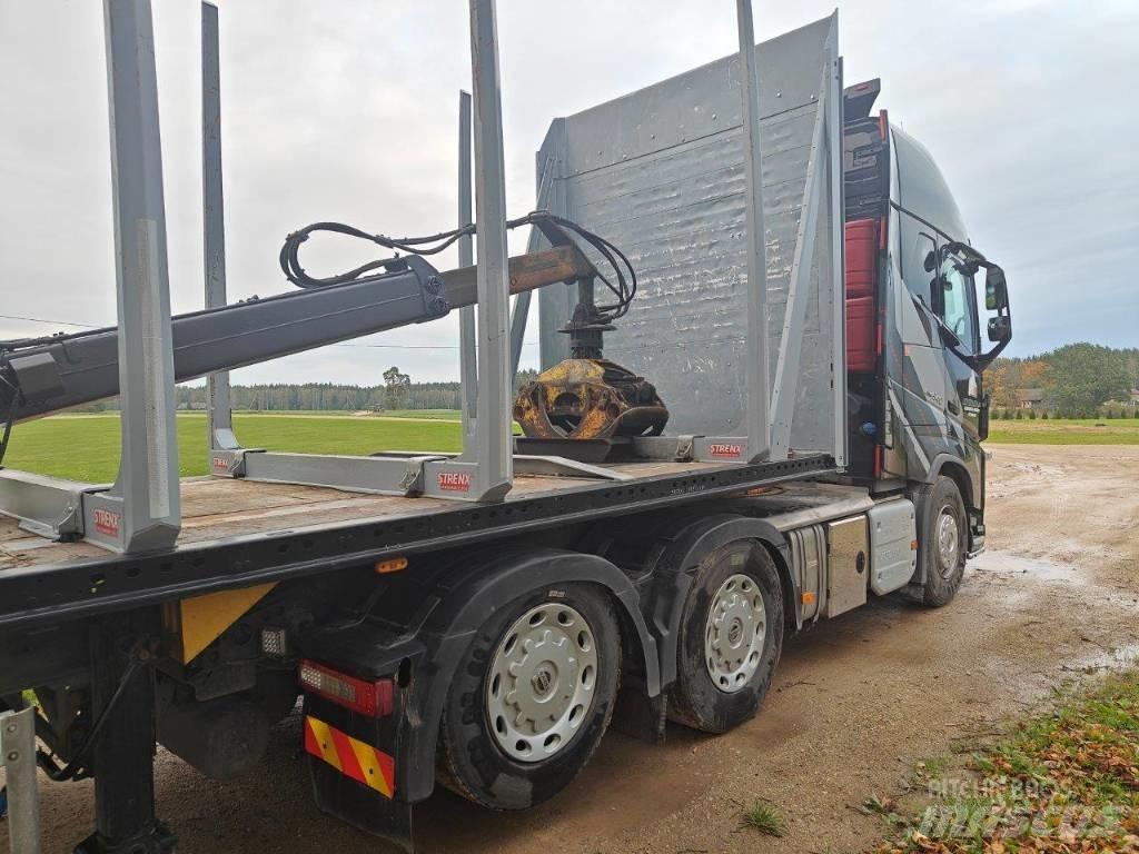 Schmitz poolhaagis Logging semi-trailers