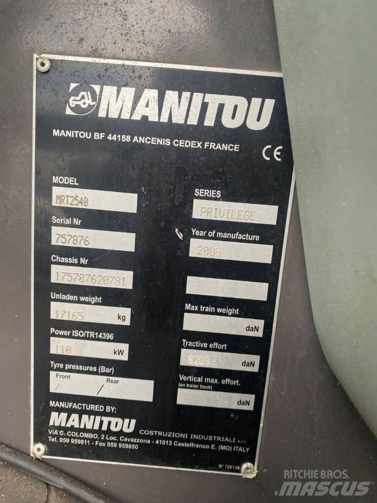 Manitou MRT 2540 Telescopic Handlers