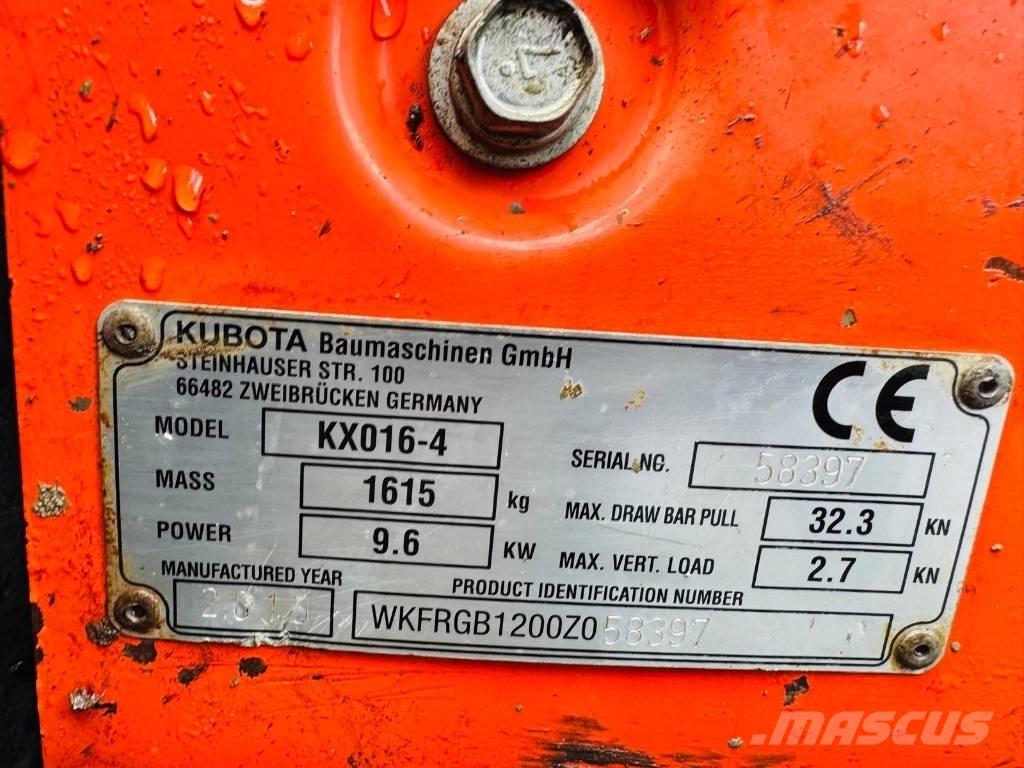 Kubota KX 016-4 Mini excavators < 7t (Mini diggers)