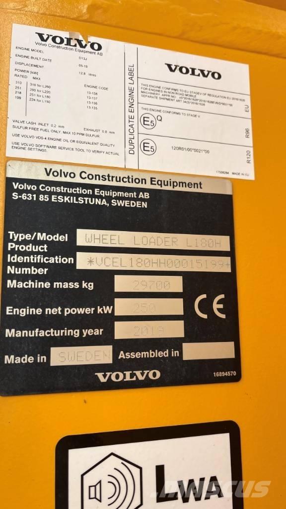 Volvo L180H Wheel Loaders