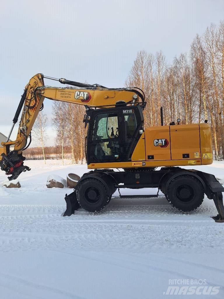 CAT M 318 Wheeled excavators
