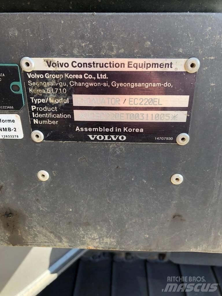 Volvo EC 220 EL Mini excavators  7t - 12t