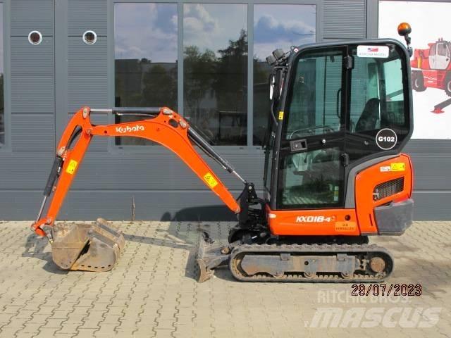 Kubota KX 018-4 Mini Excavators <7t (Mini Diggers)