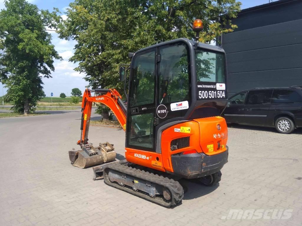 Kubota KX 018-4 Mini Excavators <7t (Mini Diggers)