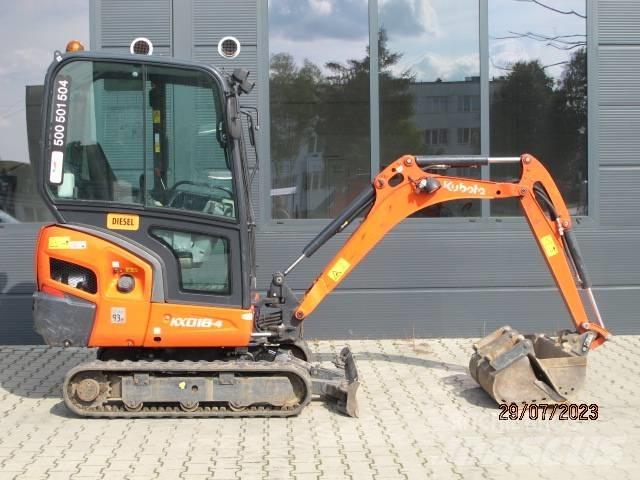 Kubota KX 018-4 Mini Excavators <7t (Mini Diggers)