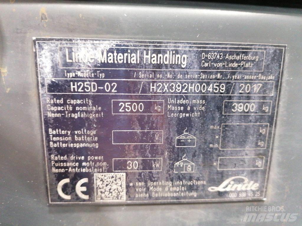Linde H25D-02 Diesel Forklifts