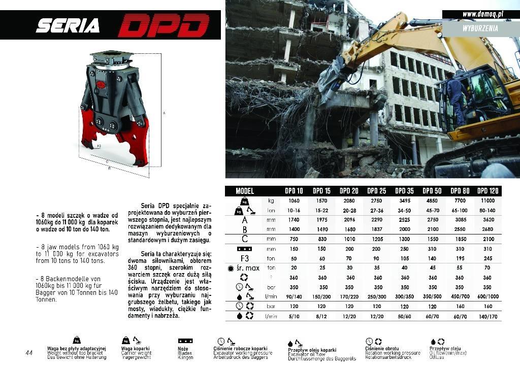  DEMOQ DPD20 Pulveriser  (Demolition Crusher ) 
