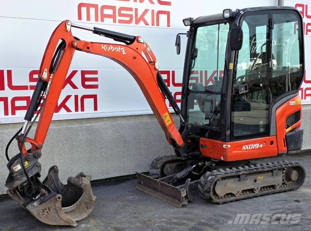 Kubota KX 019-4 Mini Excavators <7t (Mini Diggers)