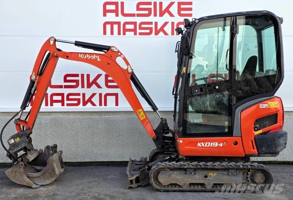 Kubota KX 019-4 Mini Excavators <7t (Mini Diggers)
