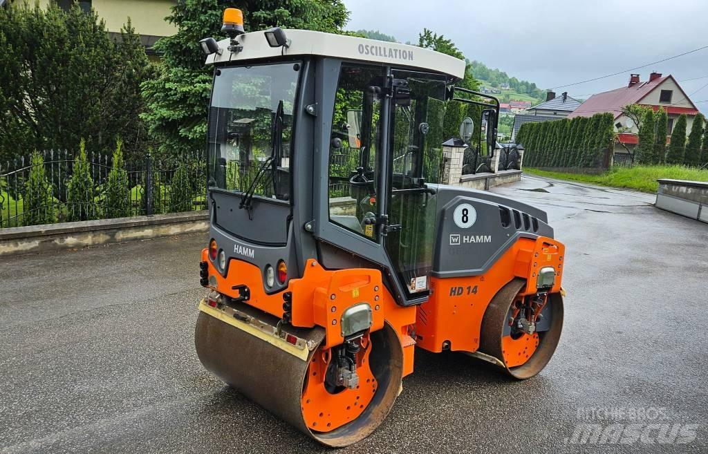 Hamm hd 14 vo Twin drum rollers