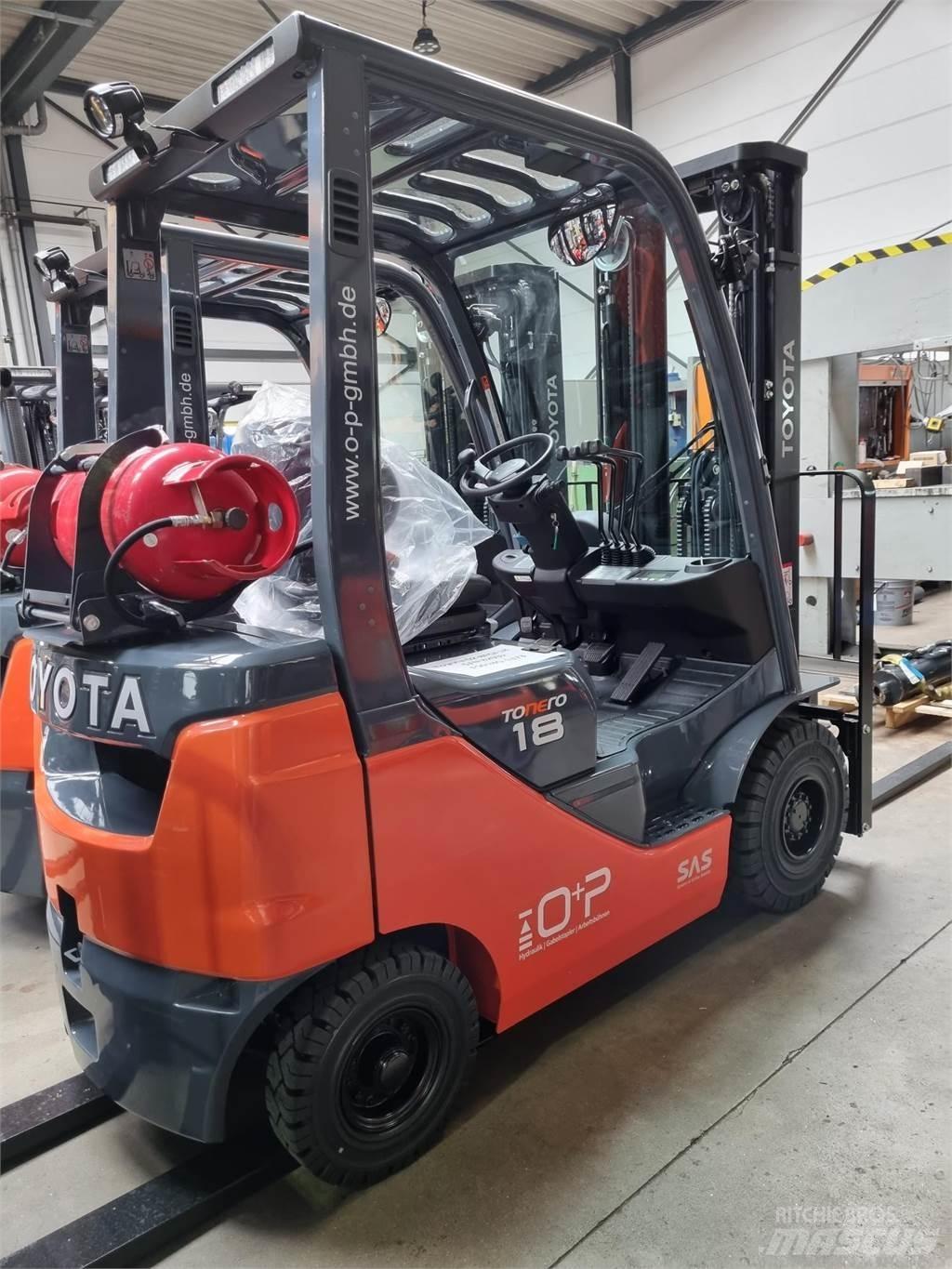 Toyota 02-8FGF18 LPG trucks