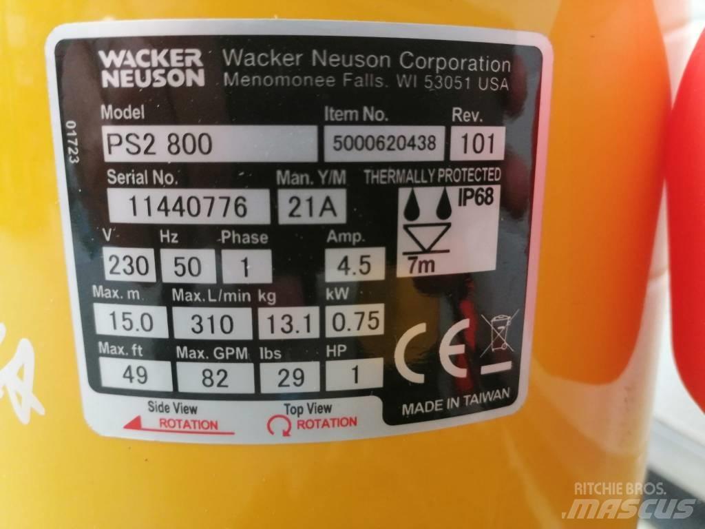 Wacker Neuson PS2800 Water Pumps