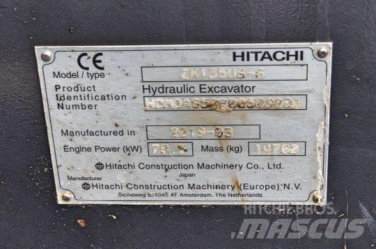 Hitachi ZX135 US-6 Crawler excavators