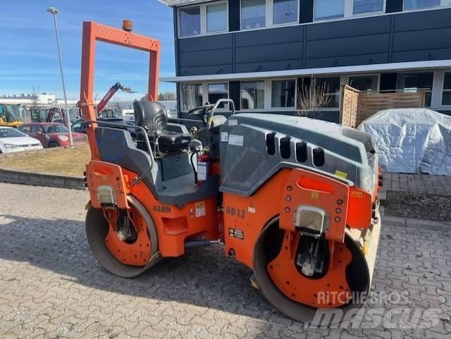 Hamm HD 13 VV, Vält Twin drum rollers
