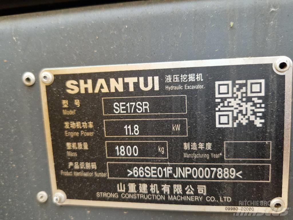 Shantui SE17SR Mini Excavators <7t (Mini Diggers)