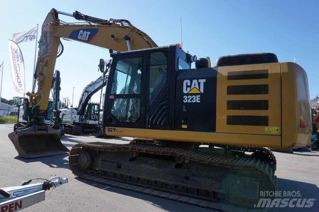CAT 323EL *Uthyres* Crawler Excavators