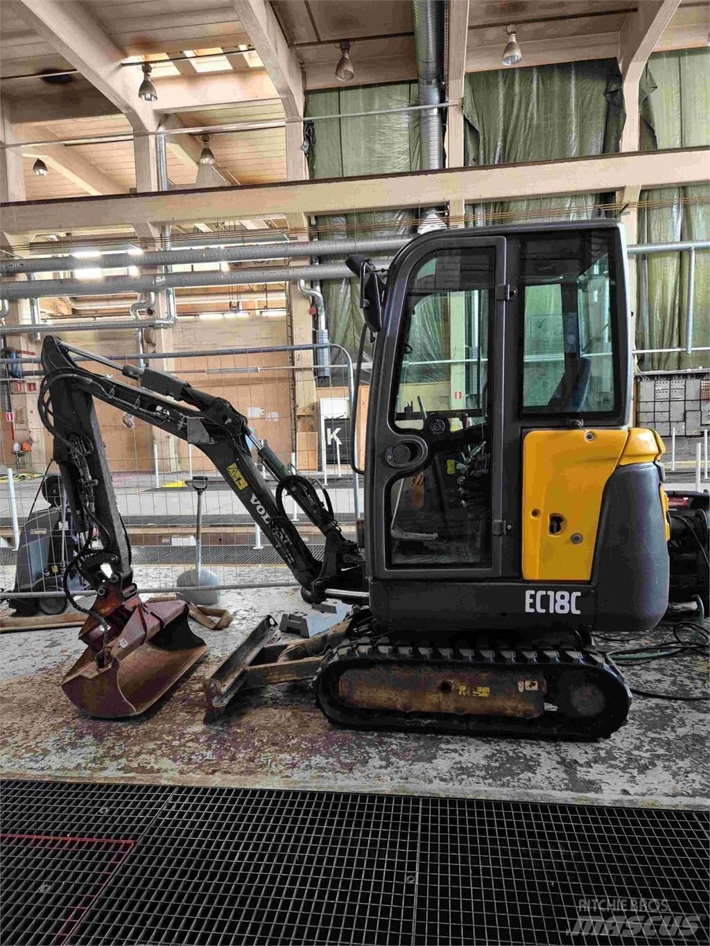 Volvo EC18C Mini Excavators <7t (Mini Diggers)