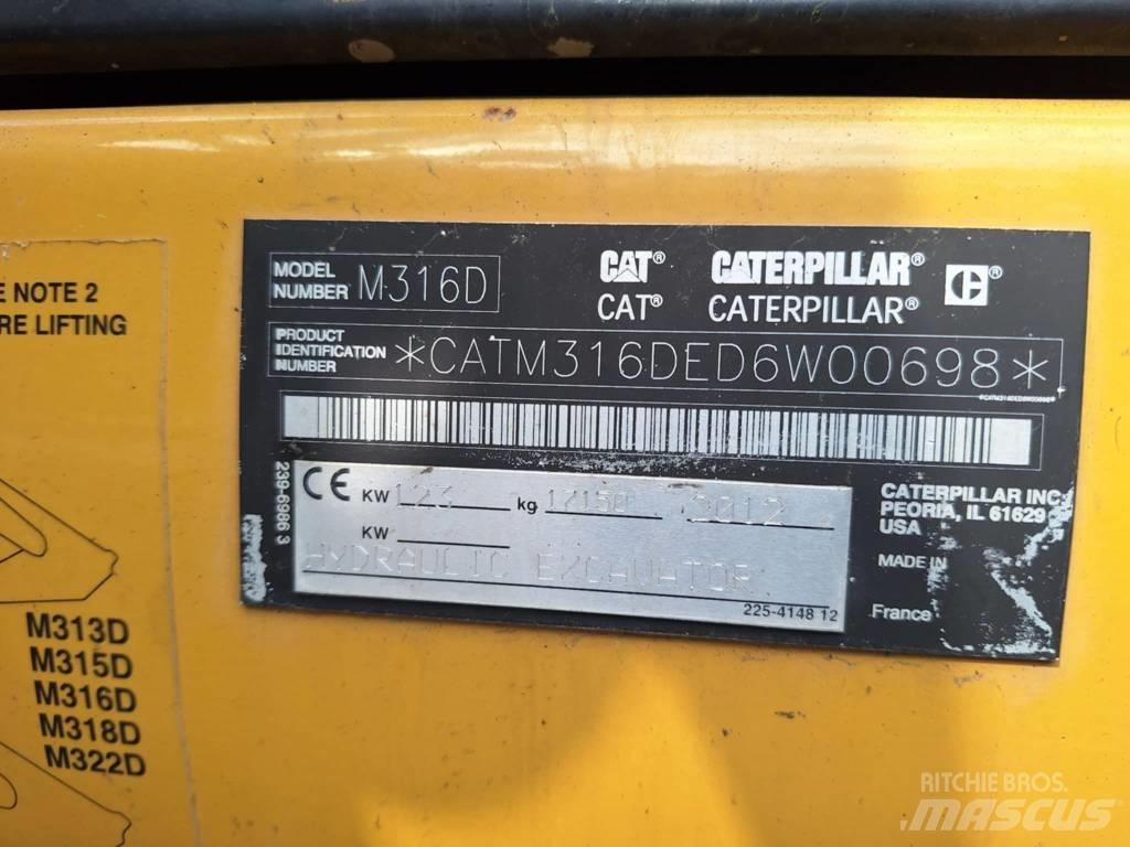 CAT M 316 D Wheeled Excavators