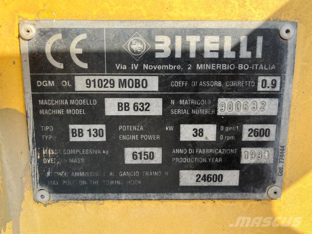 Bitelli BB 632 Asphalt pavers