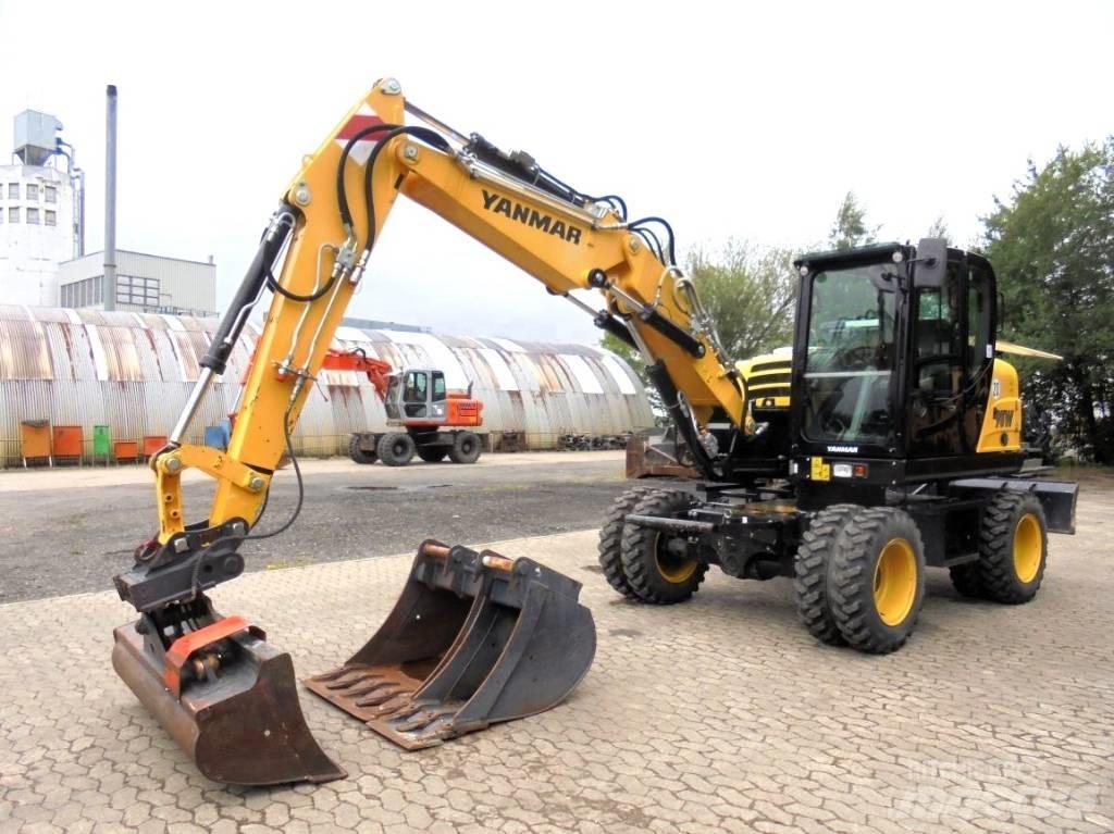 Yanmar B 95 W Wheeled Excavators