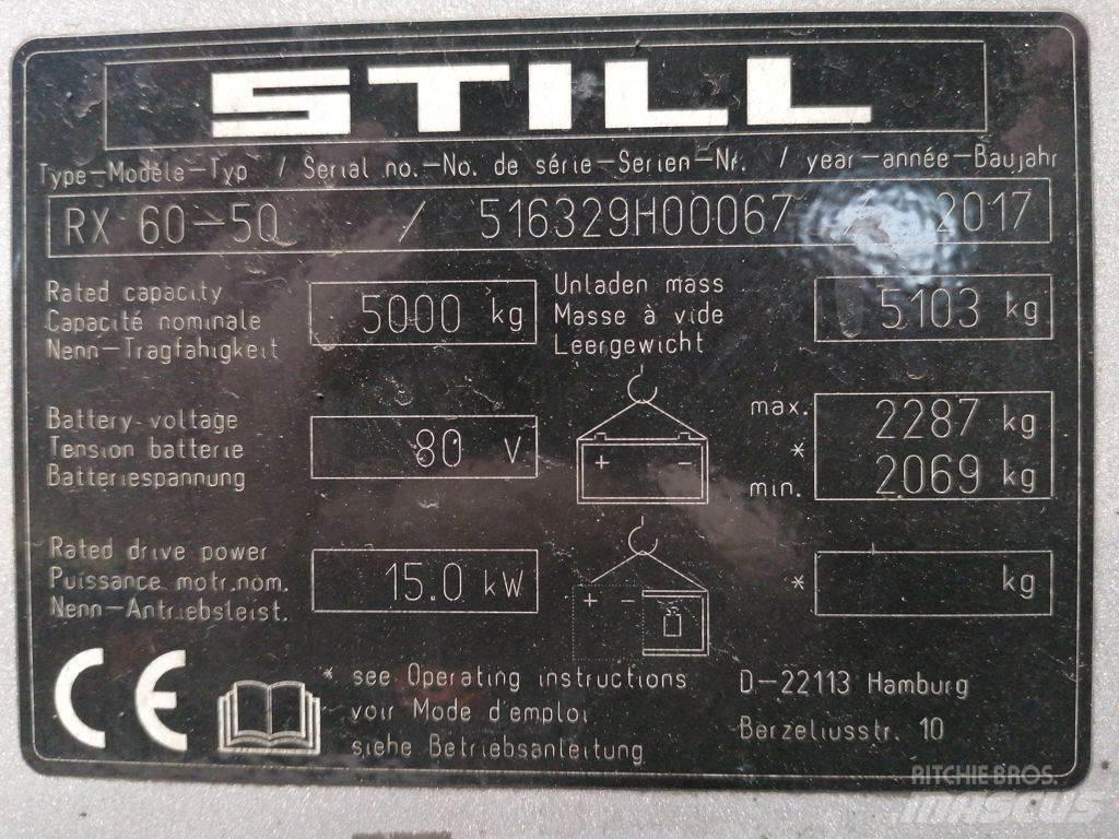 Still RX60-50 Electric Forklifts