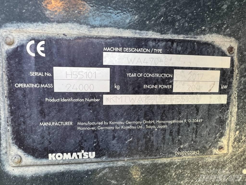 Komatsu WA 470-8 Wheel Loaders
