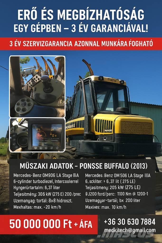 Ponsse Buffalo 8W Forwarders
