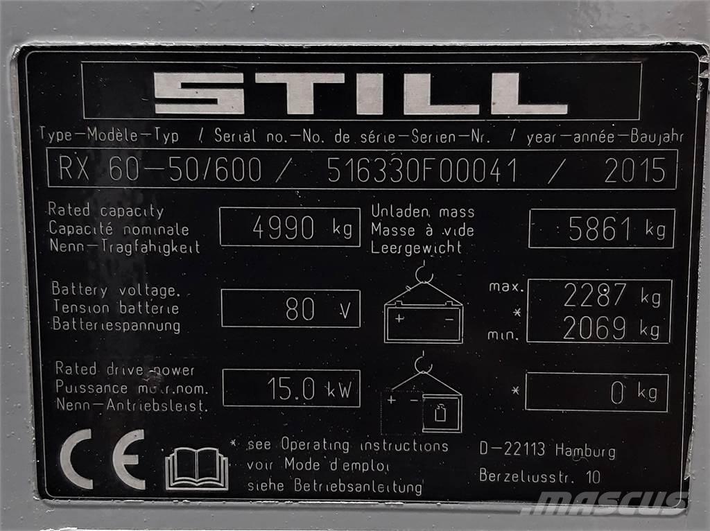 Still RX60 50 600 Electric Forklifts