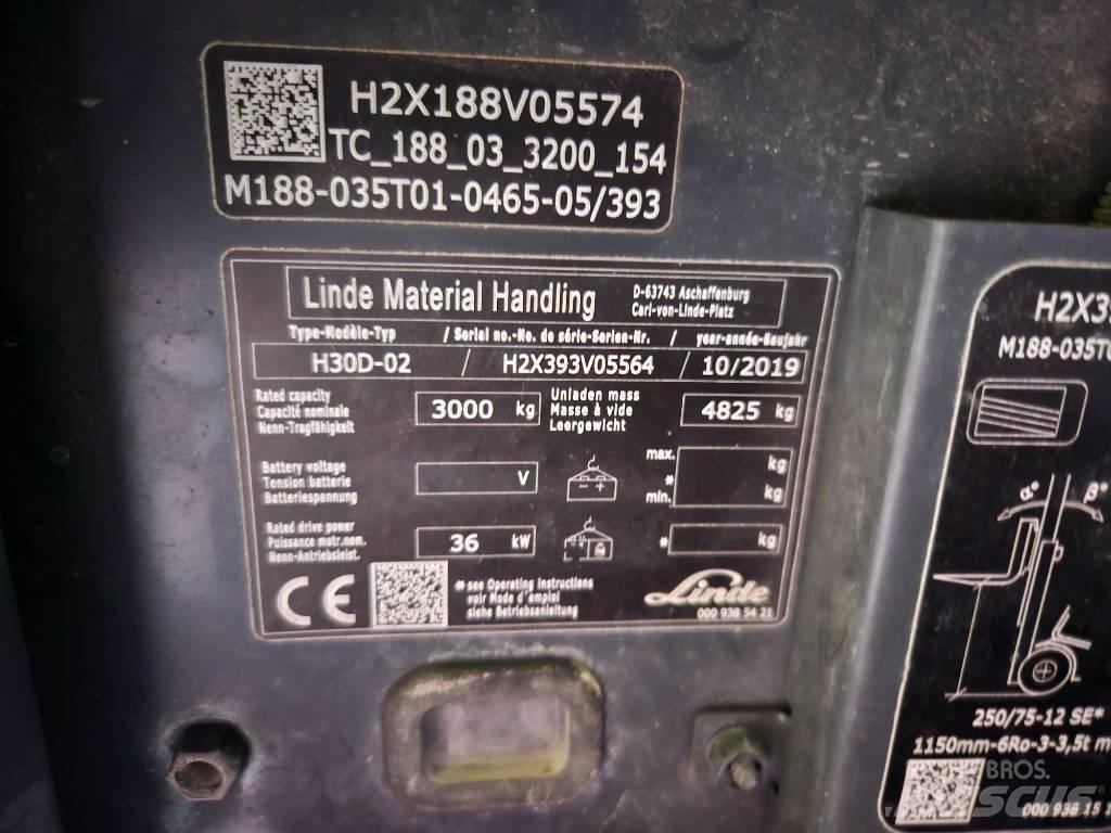 Linde H30D Diesel Forklifts