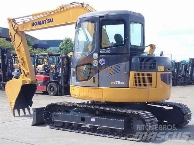 Komatsu PC 78 US Mini excavators  7t - 12t